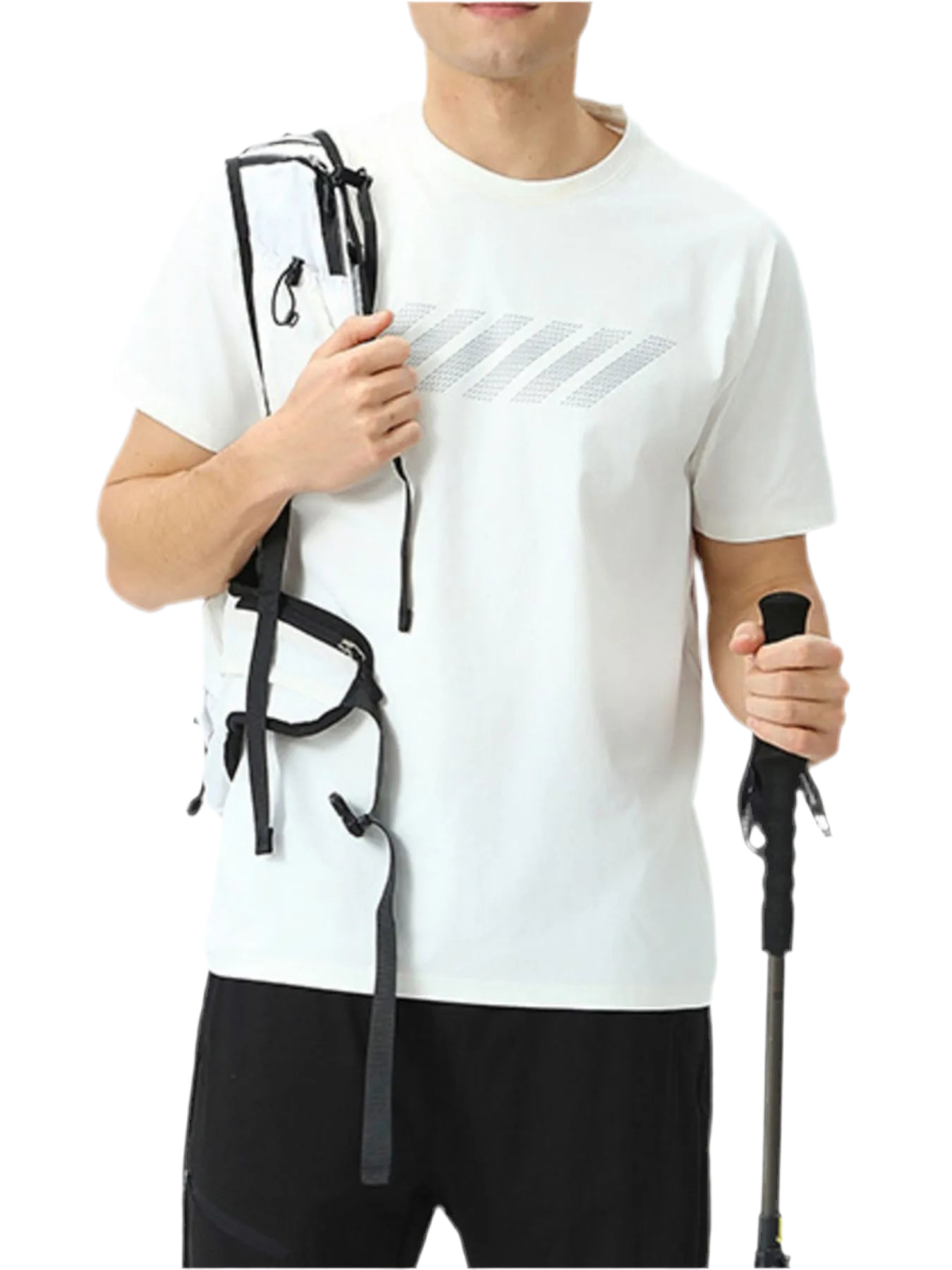 Round Neck Short Sleeve Active T-Shirt