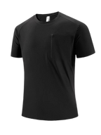 Quick-Dry T-Shirt with Zipper Pocket