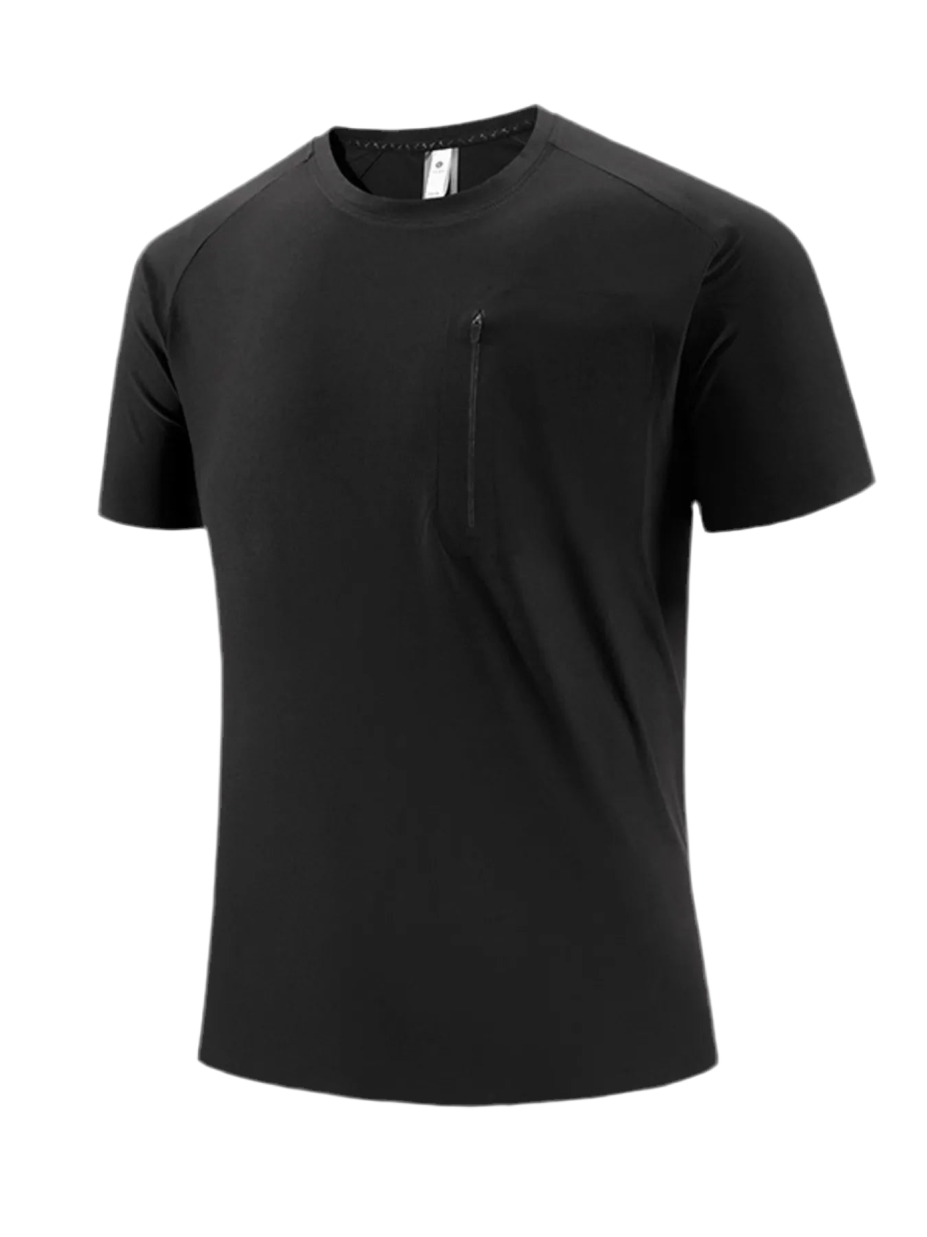 Quick-Dry T-Shirt with Zipper Pocket