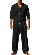 Button Up Shirt & Pants Set
