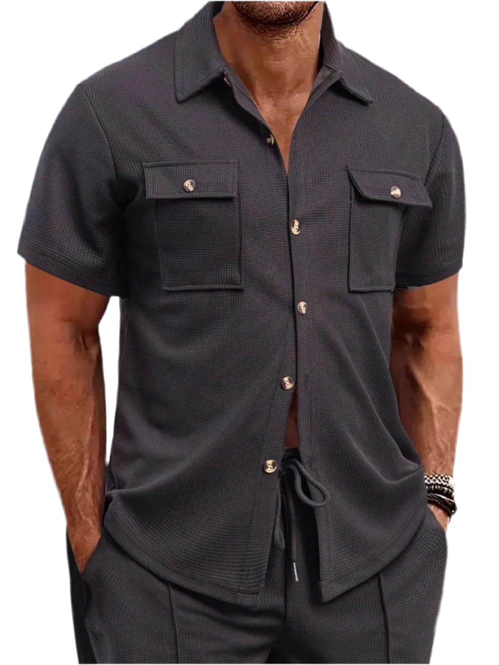 Button Down Short Sleeve Shirt