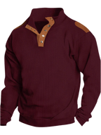 Quarter Snap Long Sleeve Top