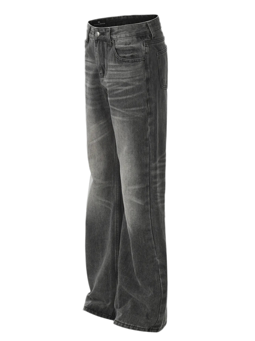 Vintage Washed Straight Leg Jeans