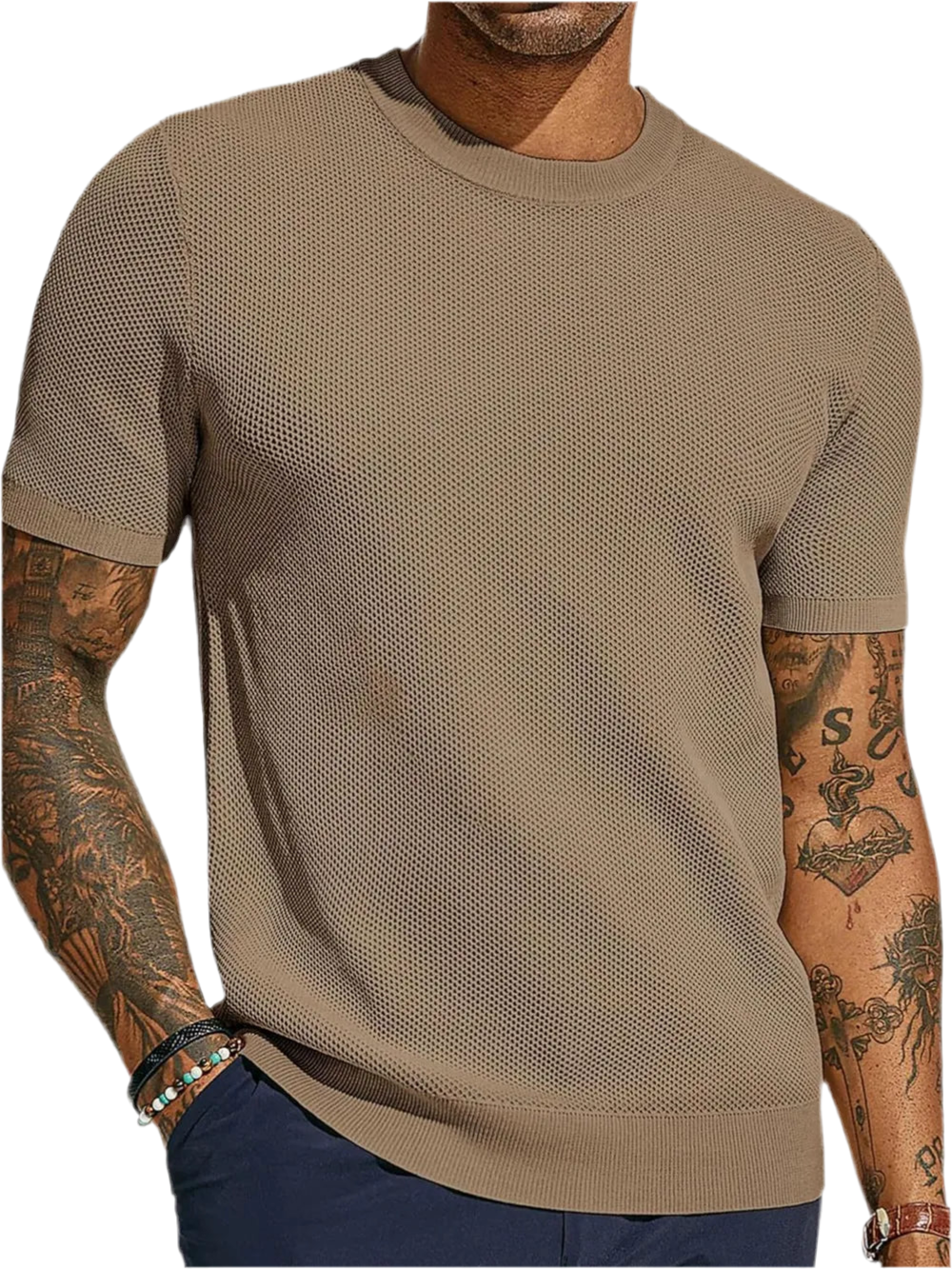 Round Neck Short Sleeve T-Shirt