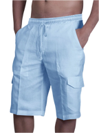 Drawstring Pocketed Shorts