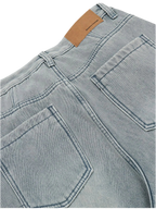 Washed Wide Leg Relaxed Fit Denim Jeans