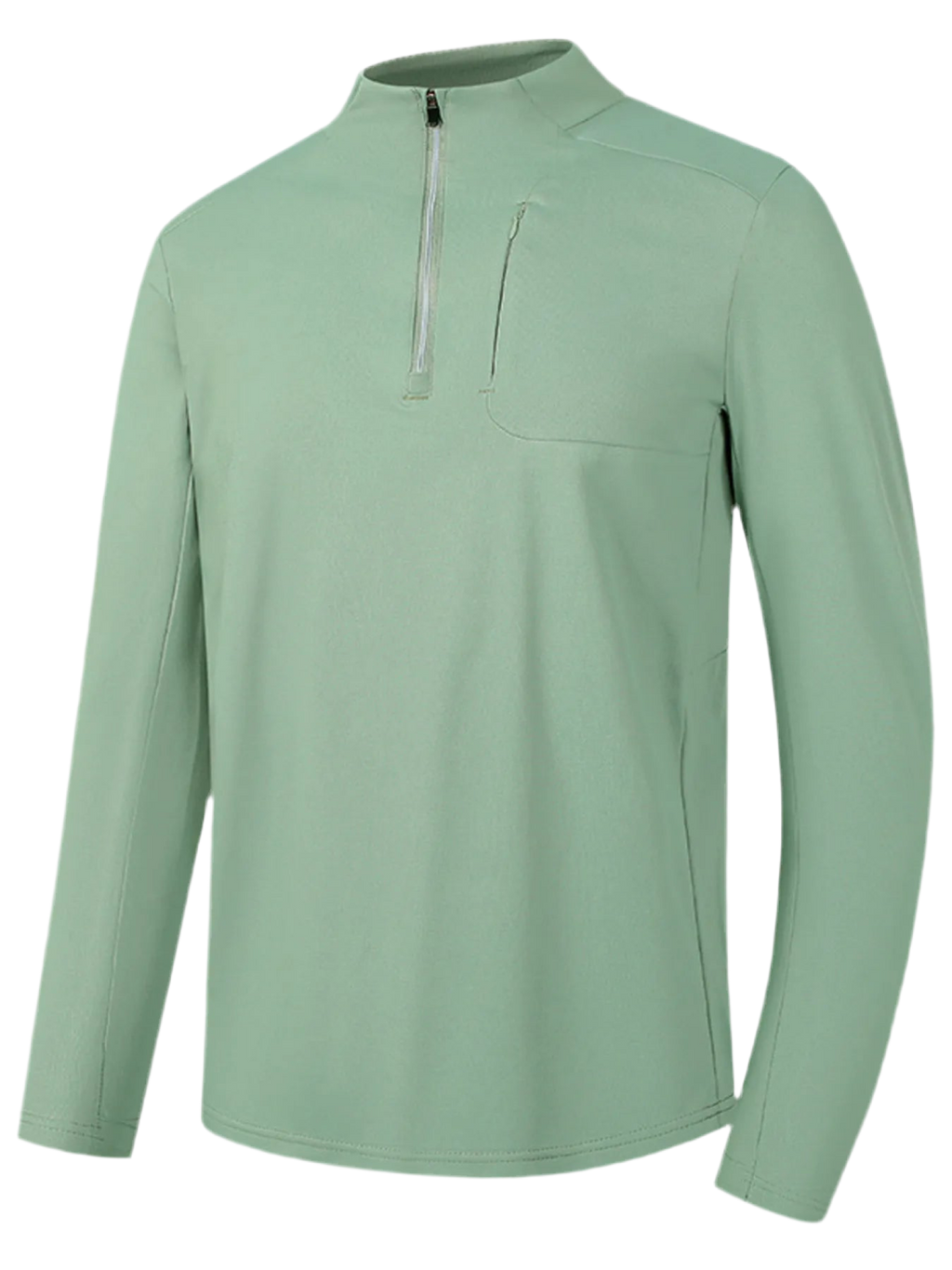 Quarter-Zip Active Long Sleeve T-Shirt