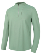 Quarter-Zip Active Long Sleeve T-Shirt