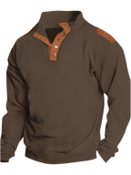 Quarter Snap Long Sleeve Top