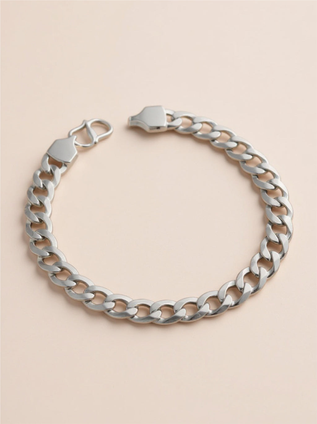 Sterling Silver Cuban Chain Bracelet