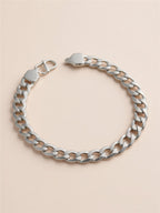 Sterling Silver Cuban Chain Bracelet