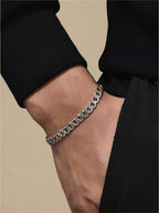 Sterling Silver Cuban Chain Bracelet