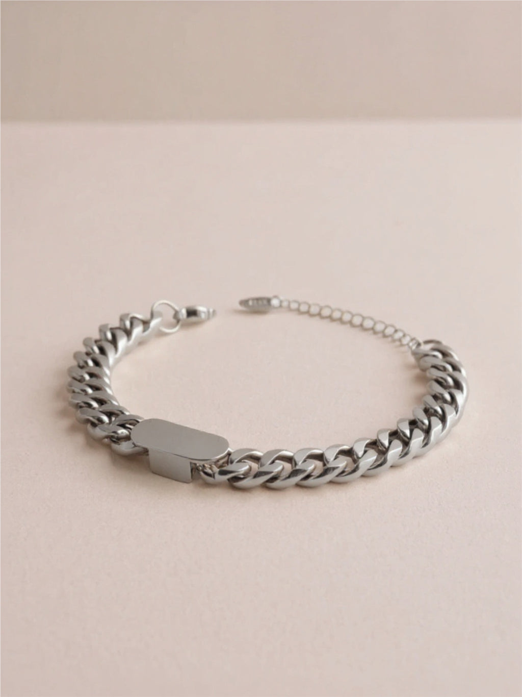 18K Gold Steel Bracelet
