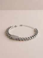 18K Gold Steel Bracelet