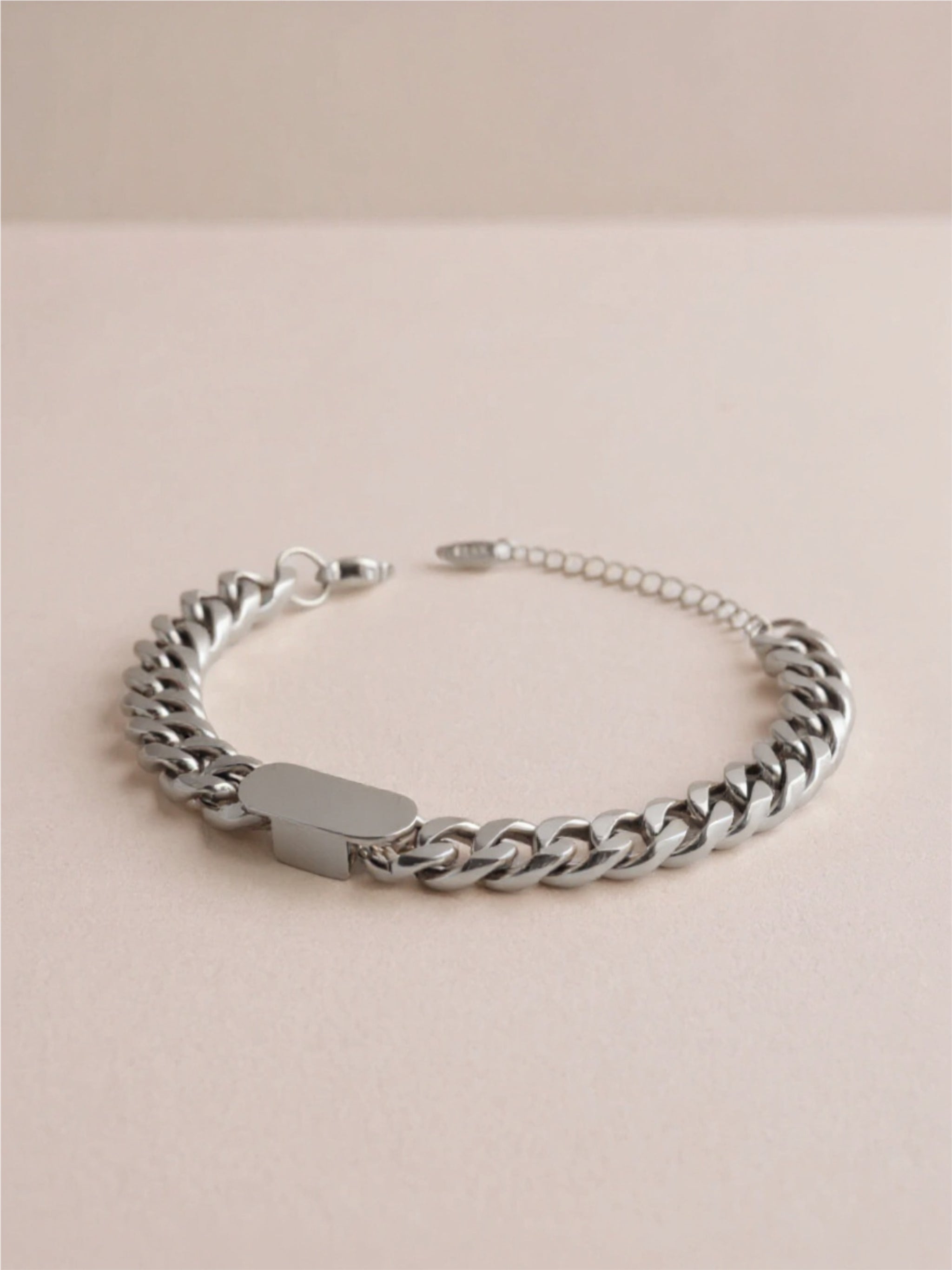 18K Gold Steel Bracelet