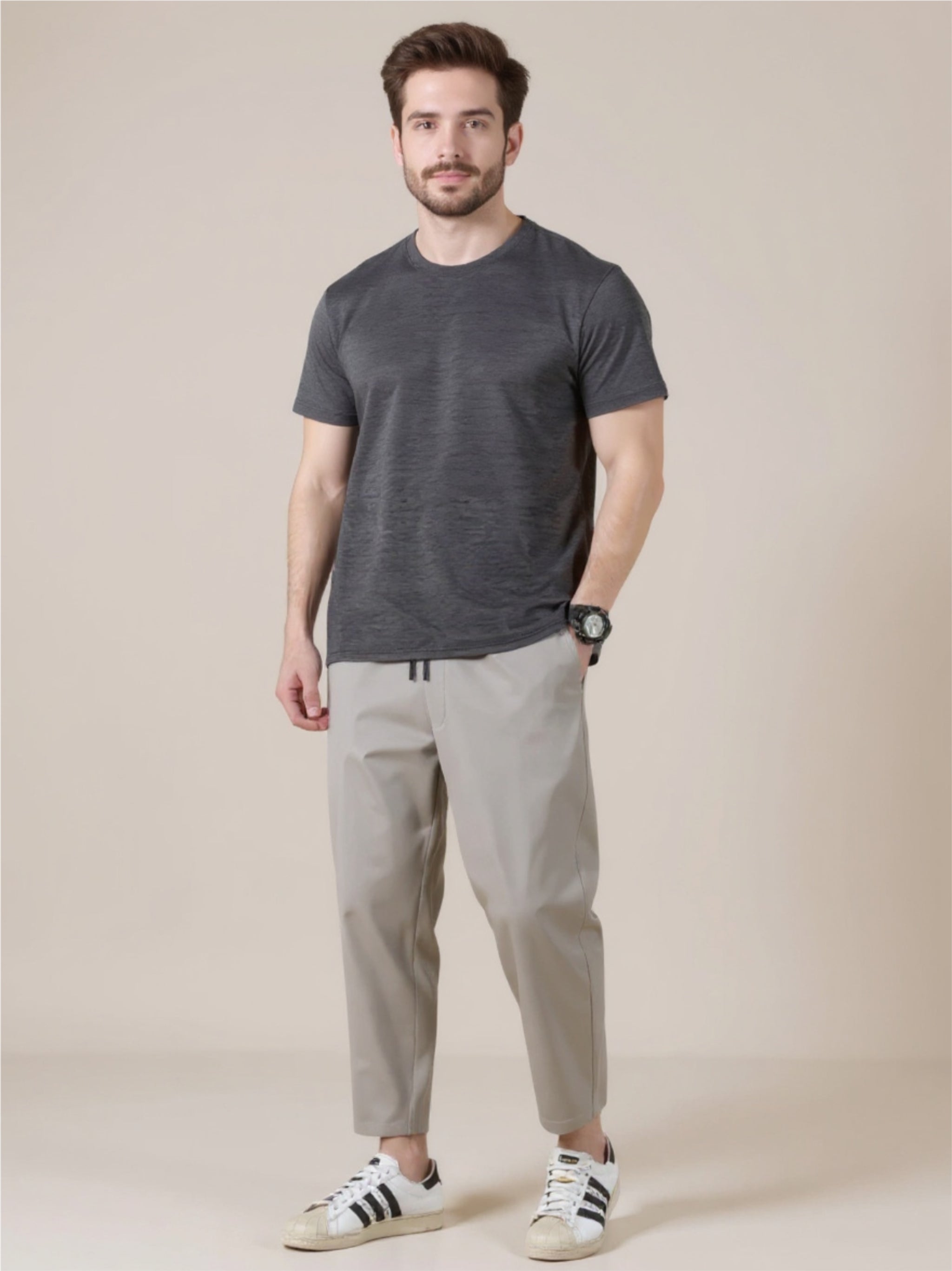 Drawstring Pants with Pockets