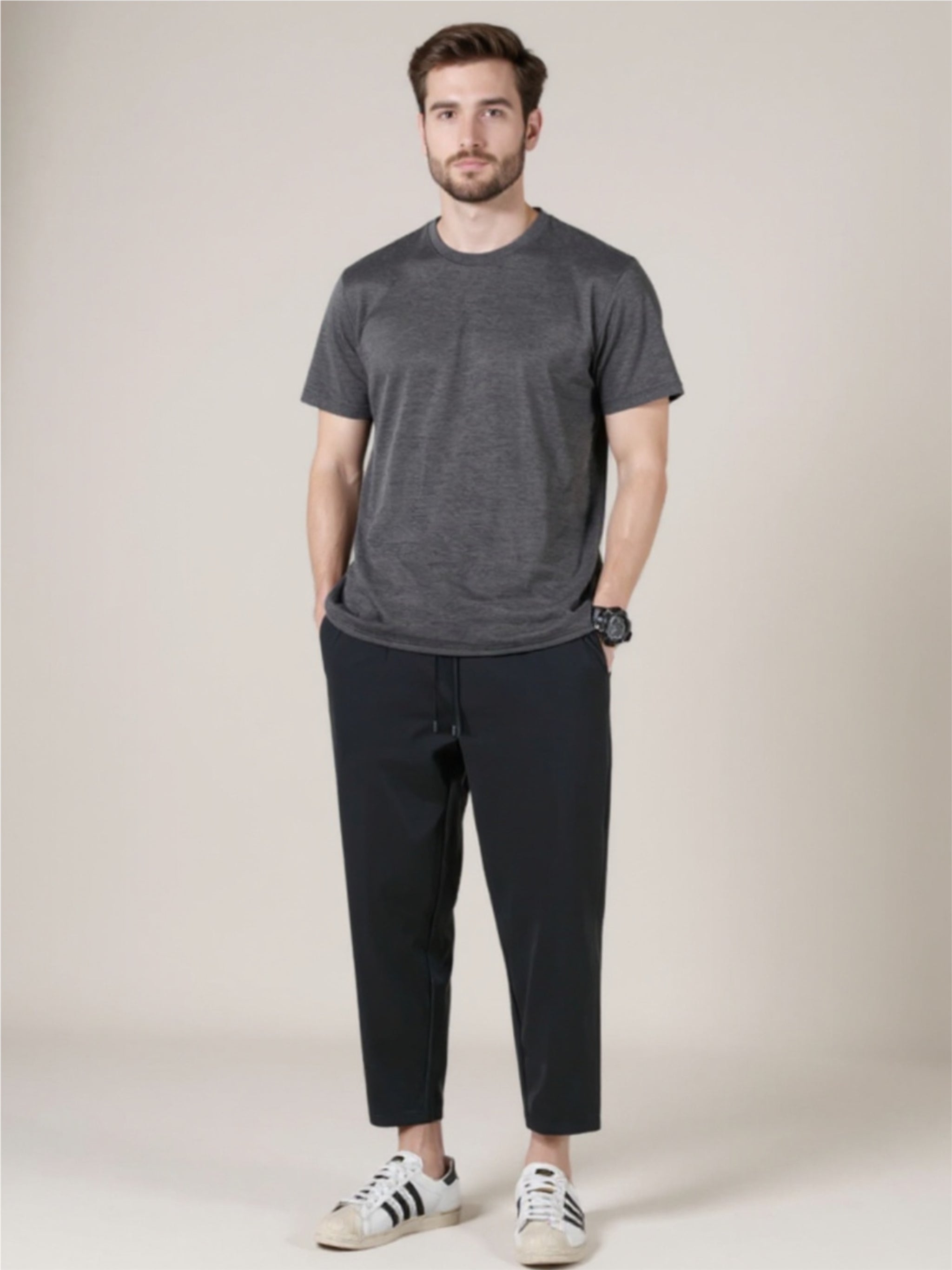 Drawstring Pants with Pockets