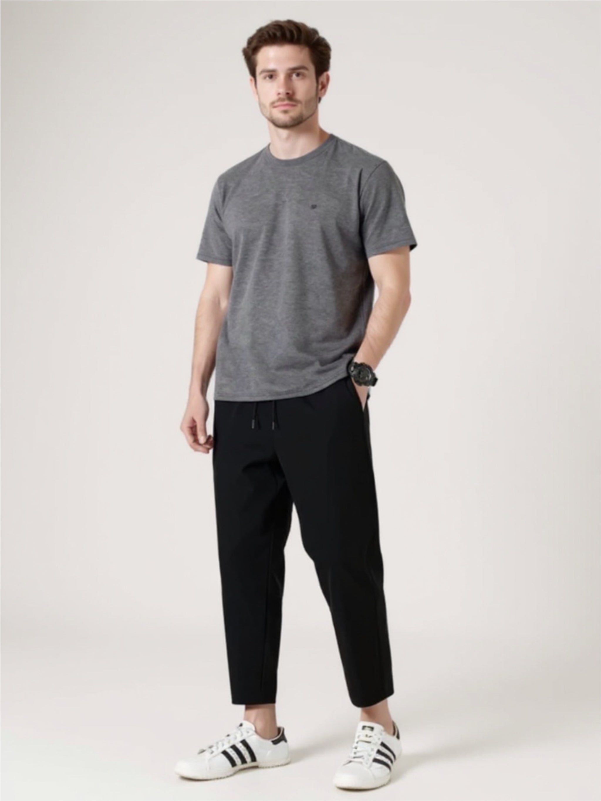 Drawstring Pants with Pockets