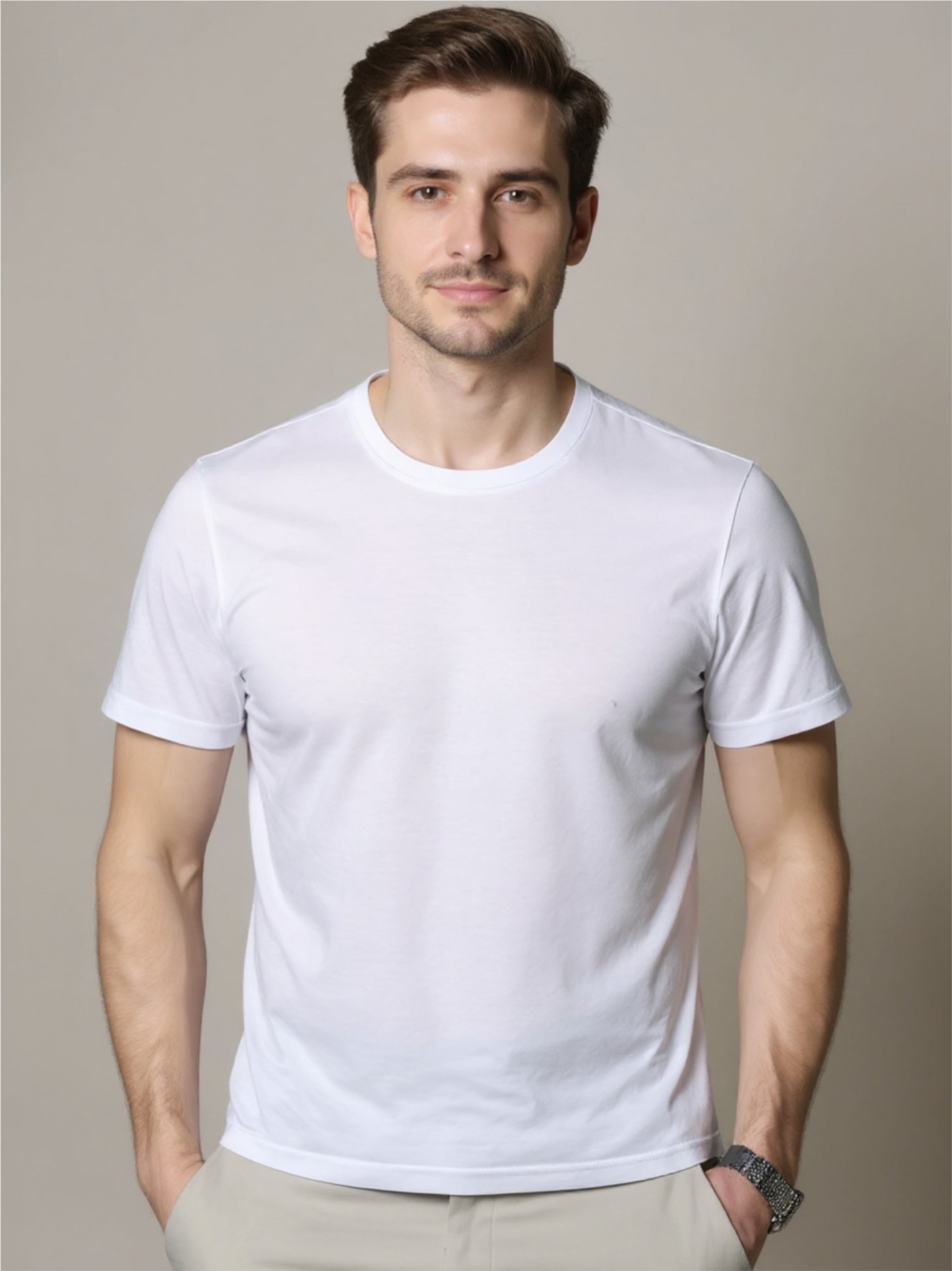 Lightweight Breathable Round Neck T-Shirt