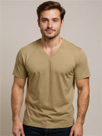 V-Neck Short Sleeve T-Shirt