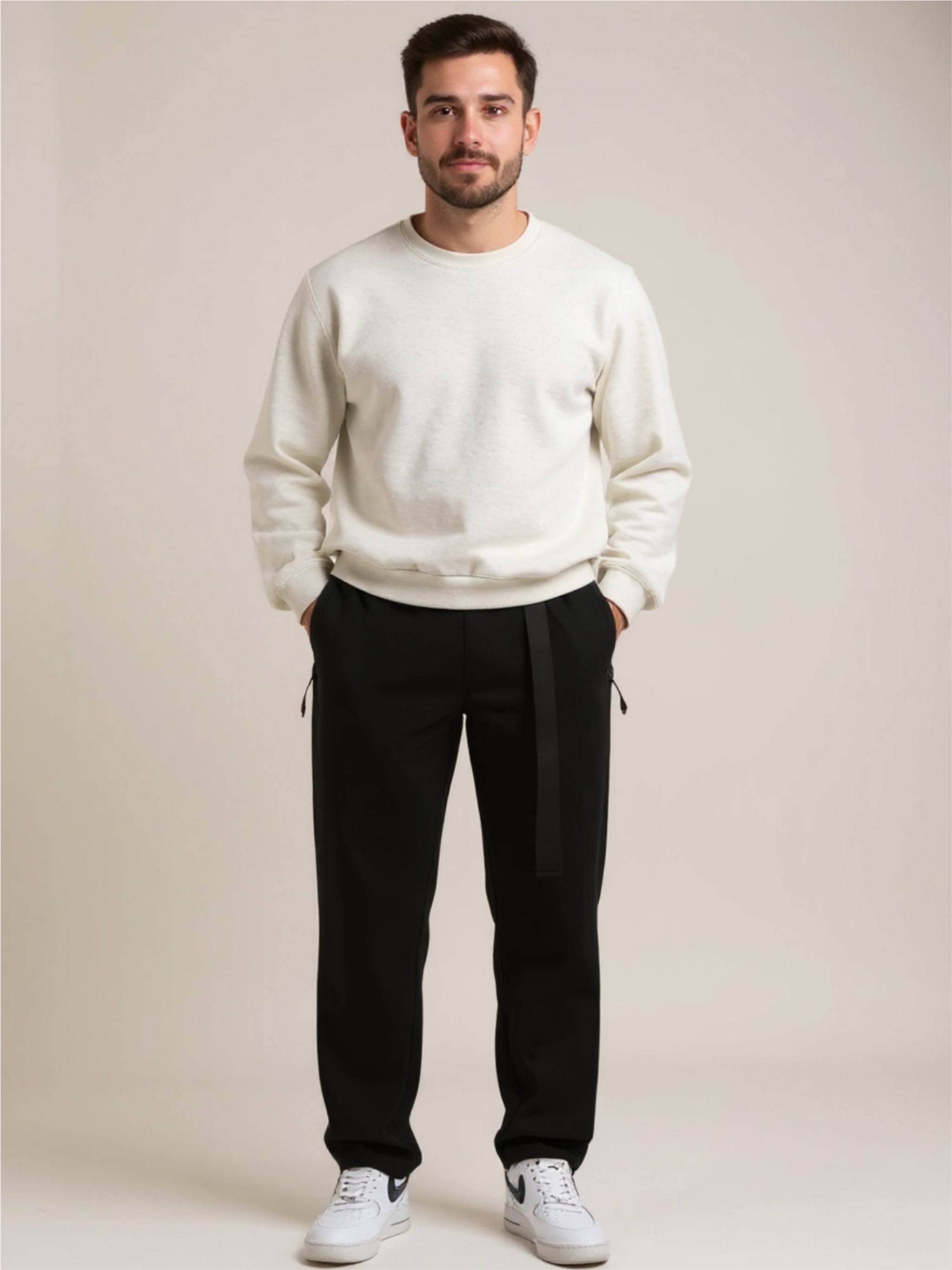 Solid Loose Fit Pants