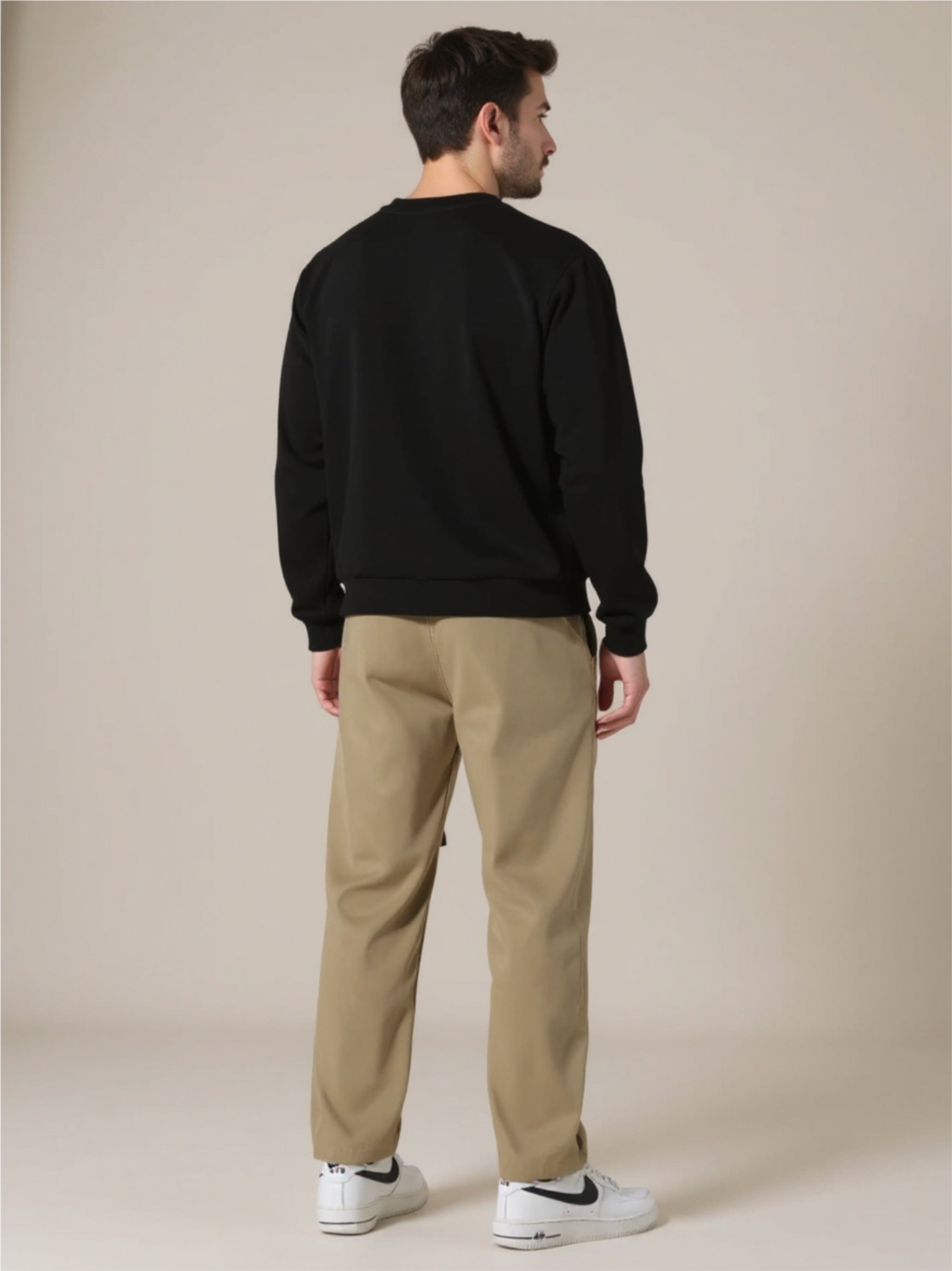 Solid Loose Fit Pants