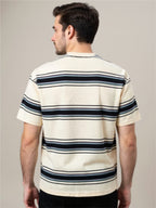 Classic Striped Short Sleeve Crew Neck T-Shirt