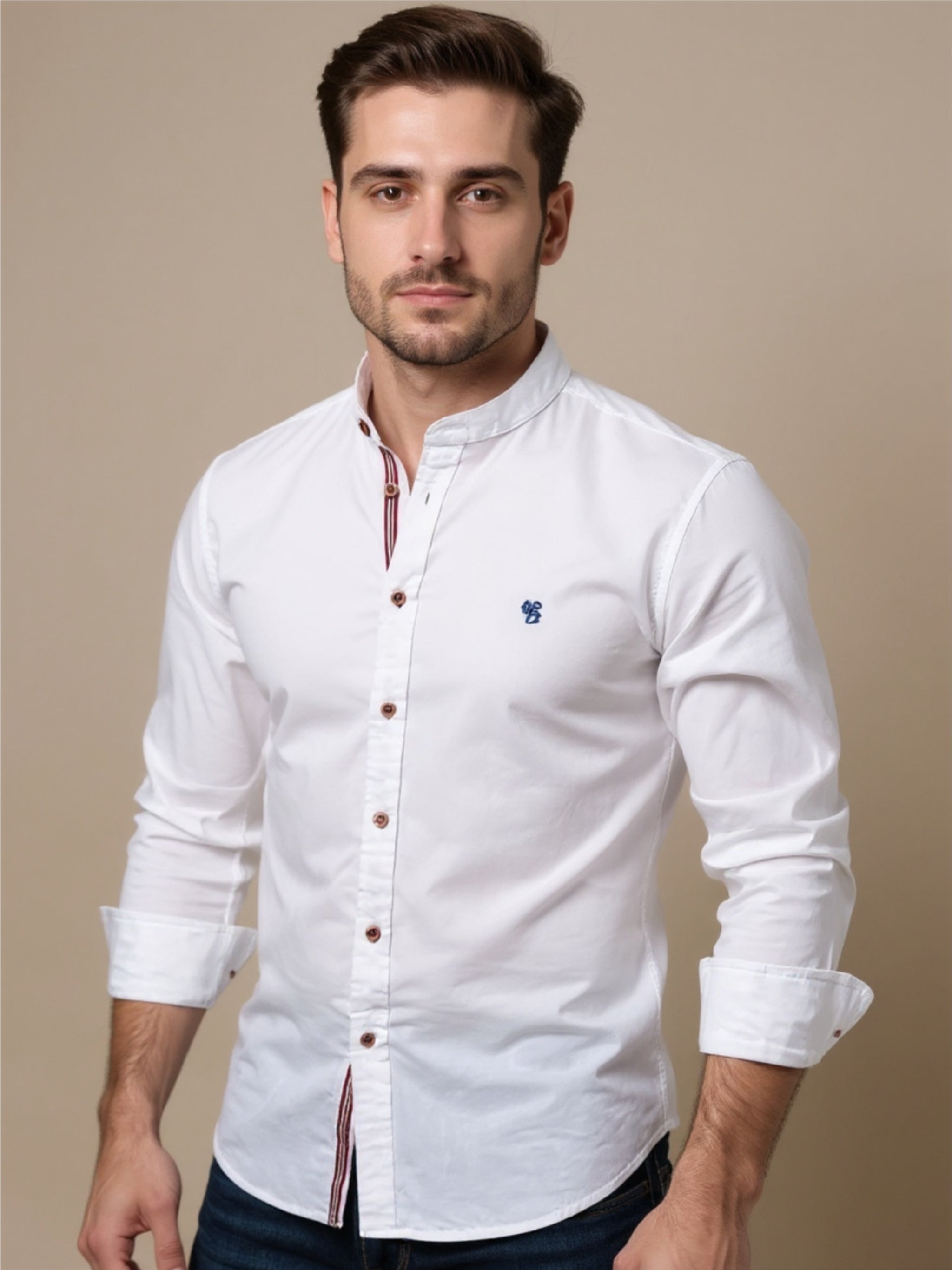 Button Down Embroidered Shirt