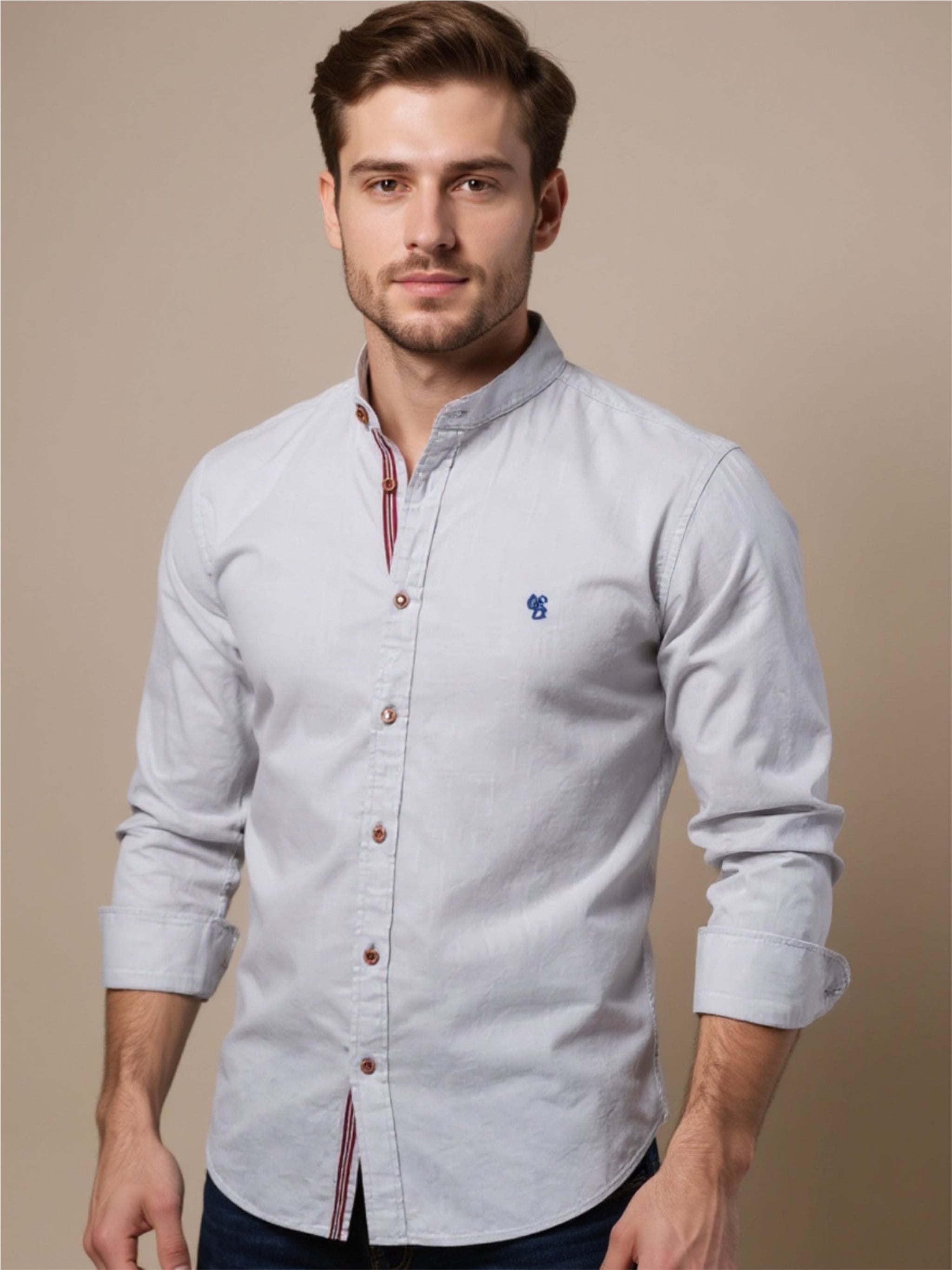 Button Down Embroidered Shirt