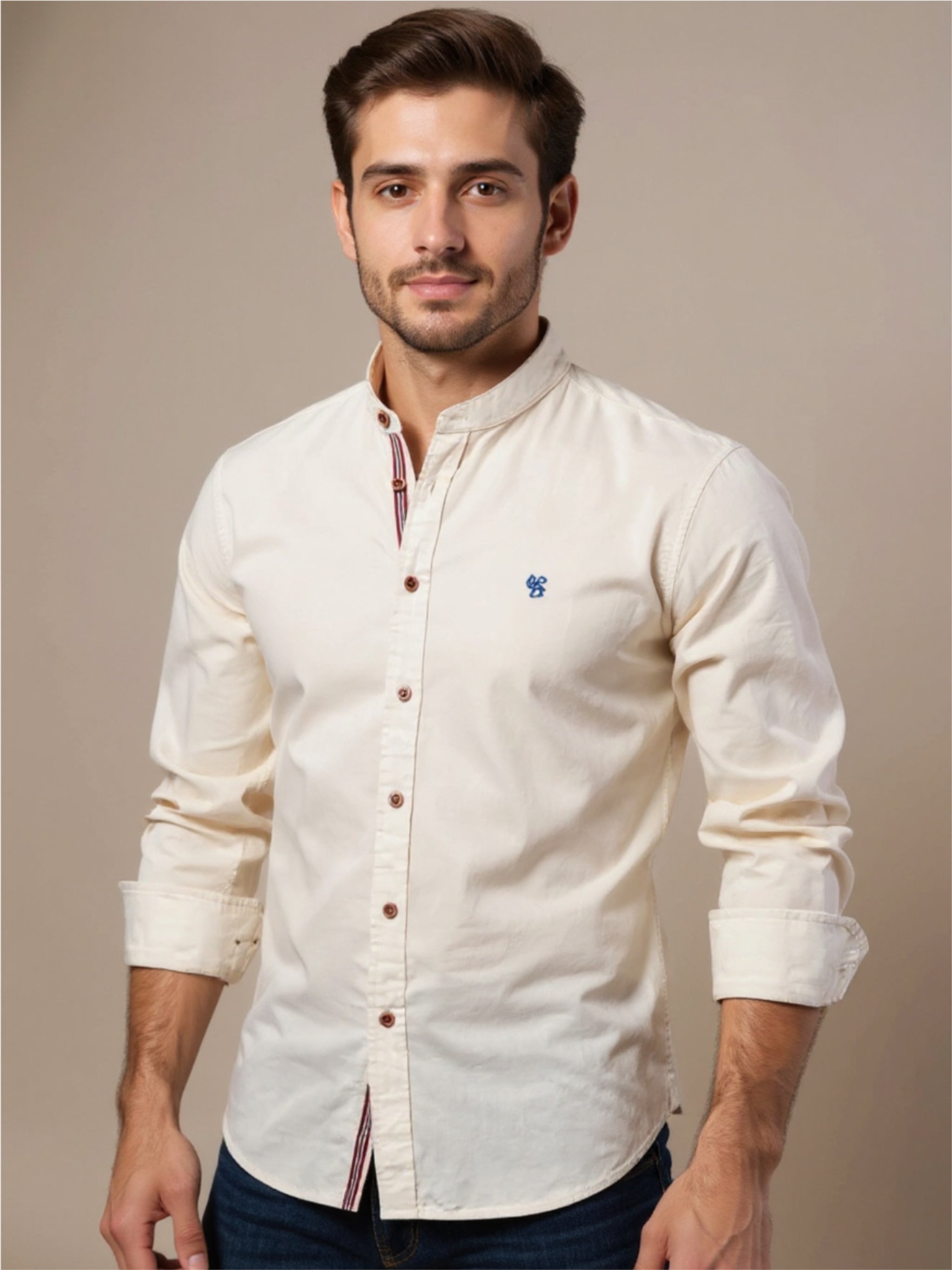 Button Down Embroidered Shirt