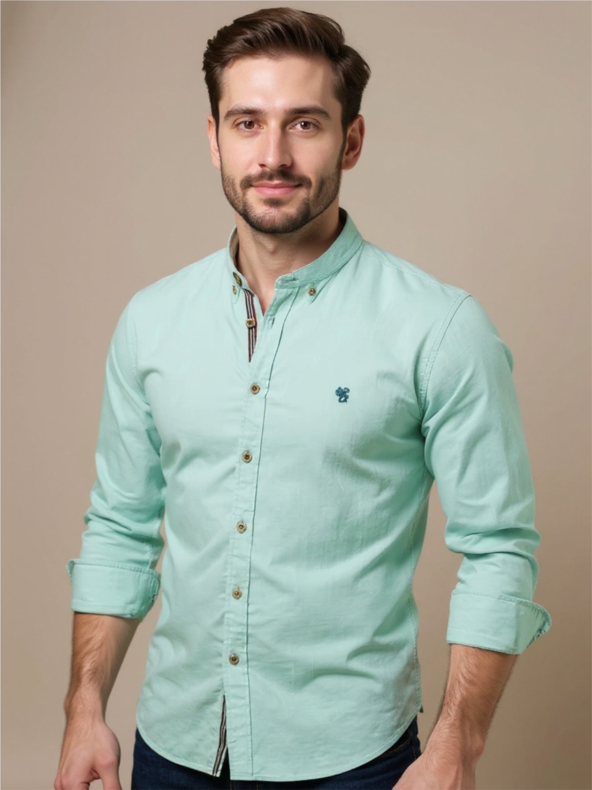 Button Down Embroidered Shirt