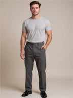 Slim Fit Pants with Pockets