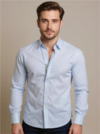 Classic Button-Down Long Sleeve Business Shirt
