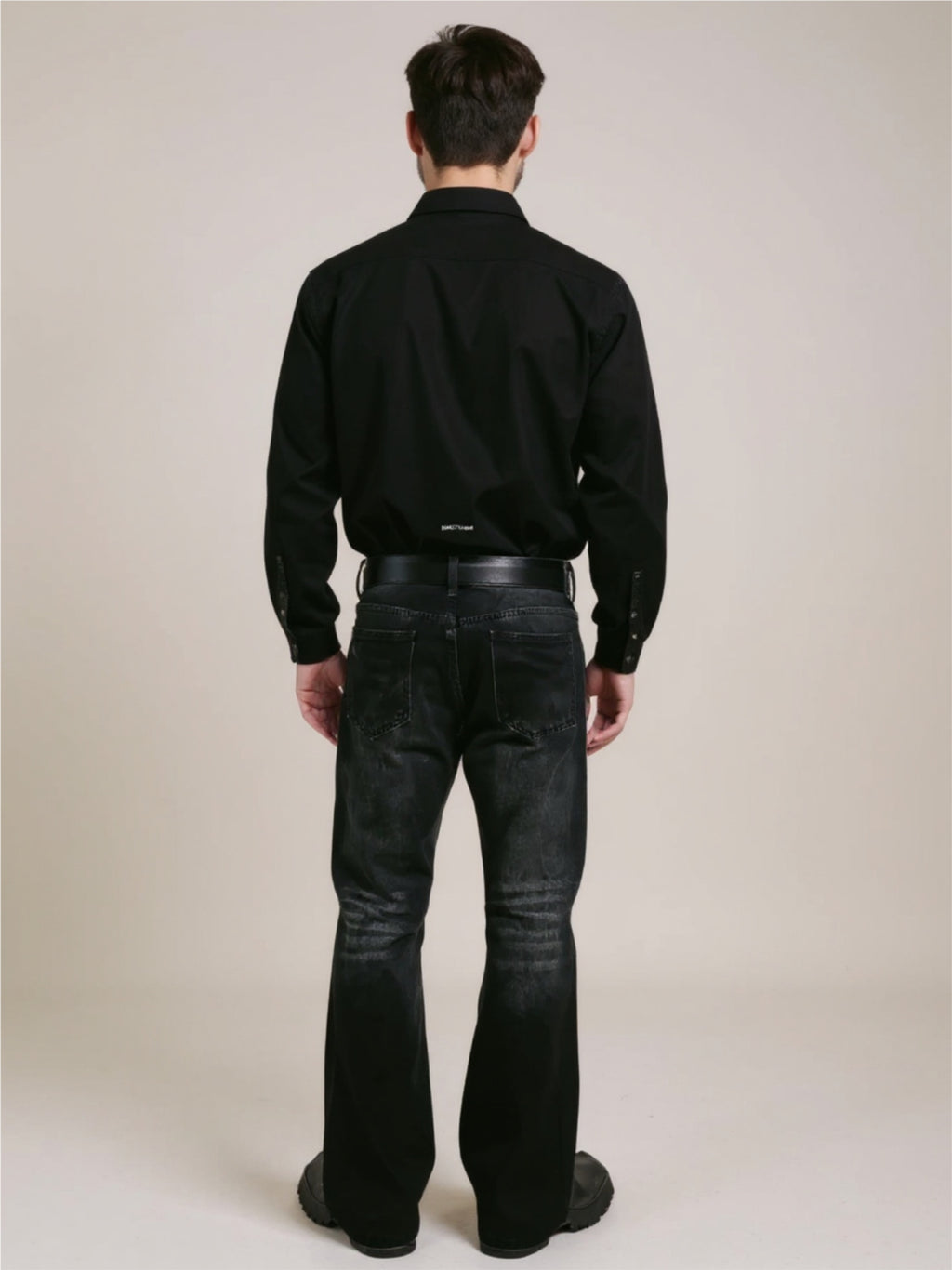 Black Mid Rise Jeans