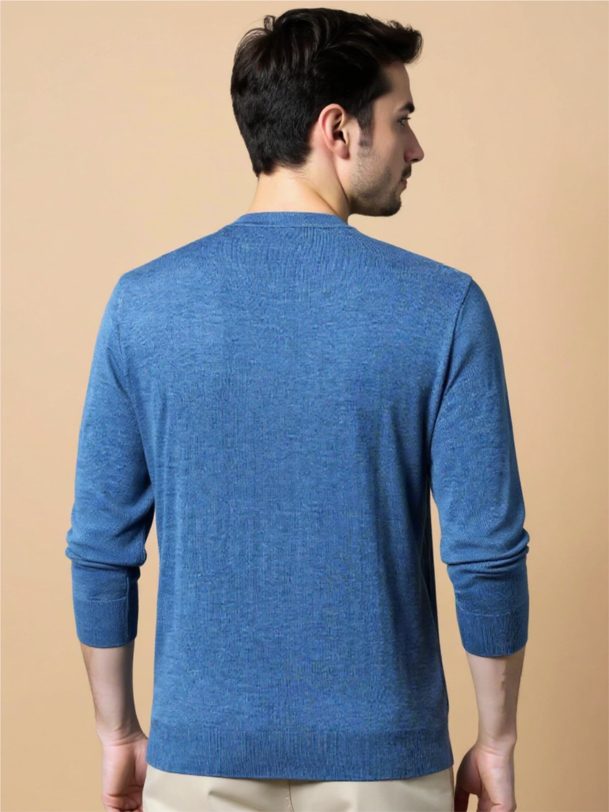 Round Neck Long Sleeve Sweater