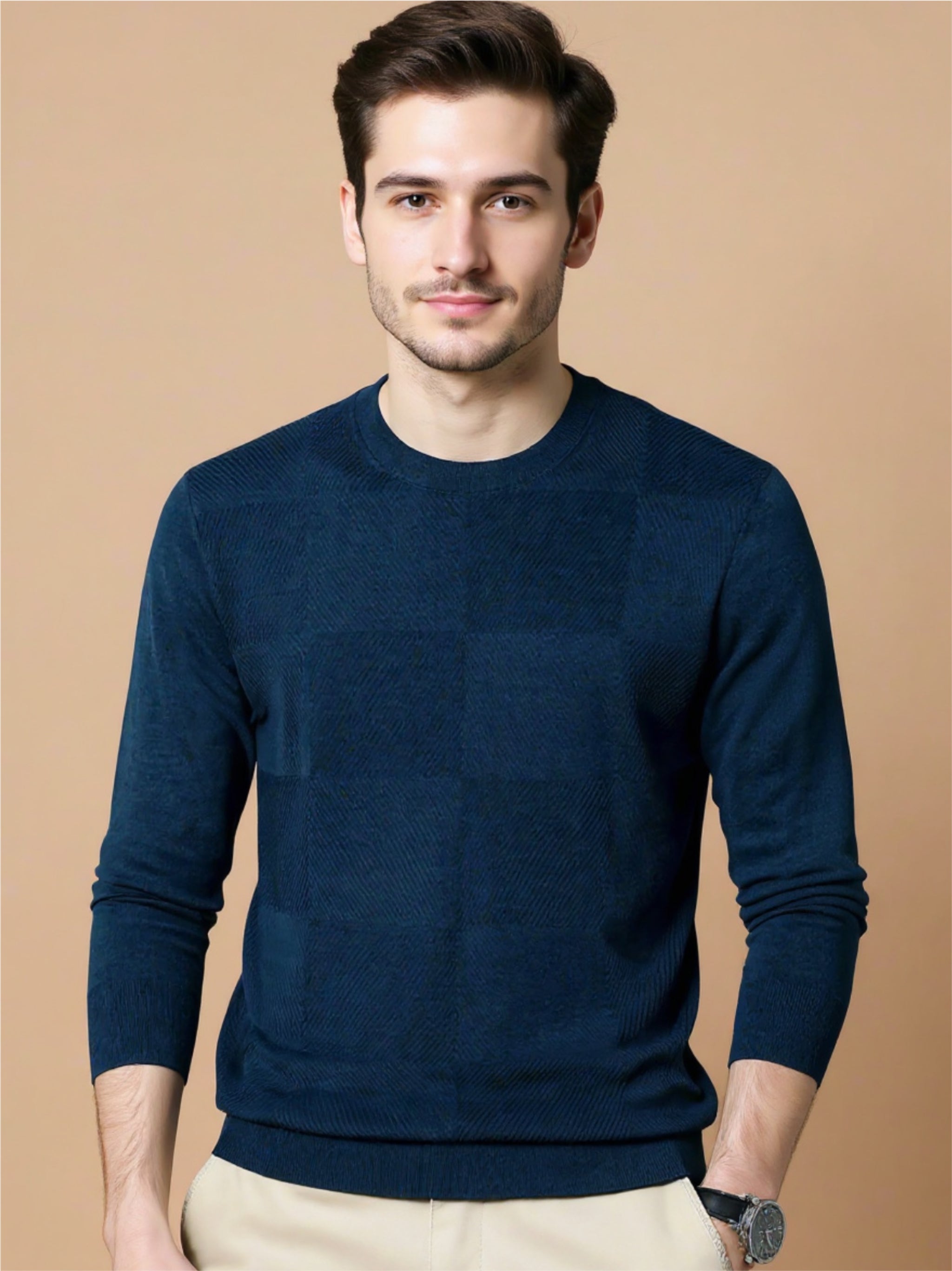 Round Neck Long Sleeve Sweater