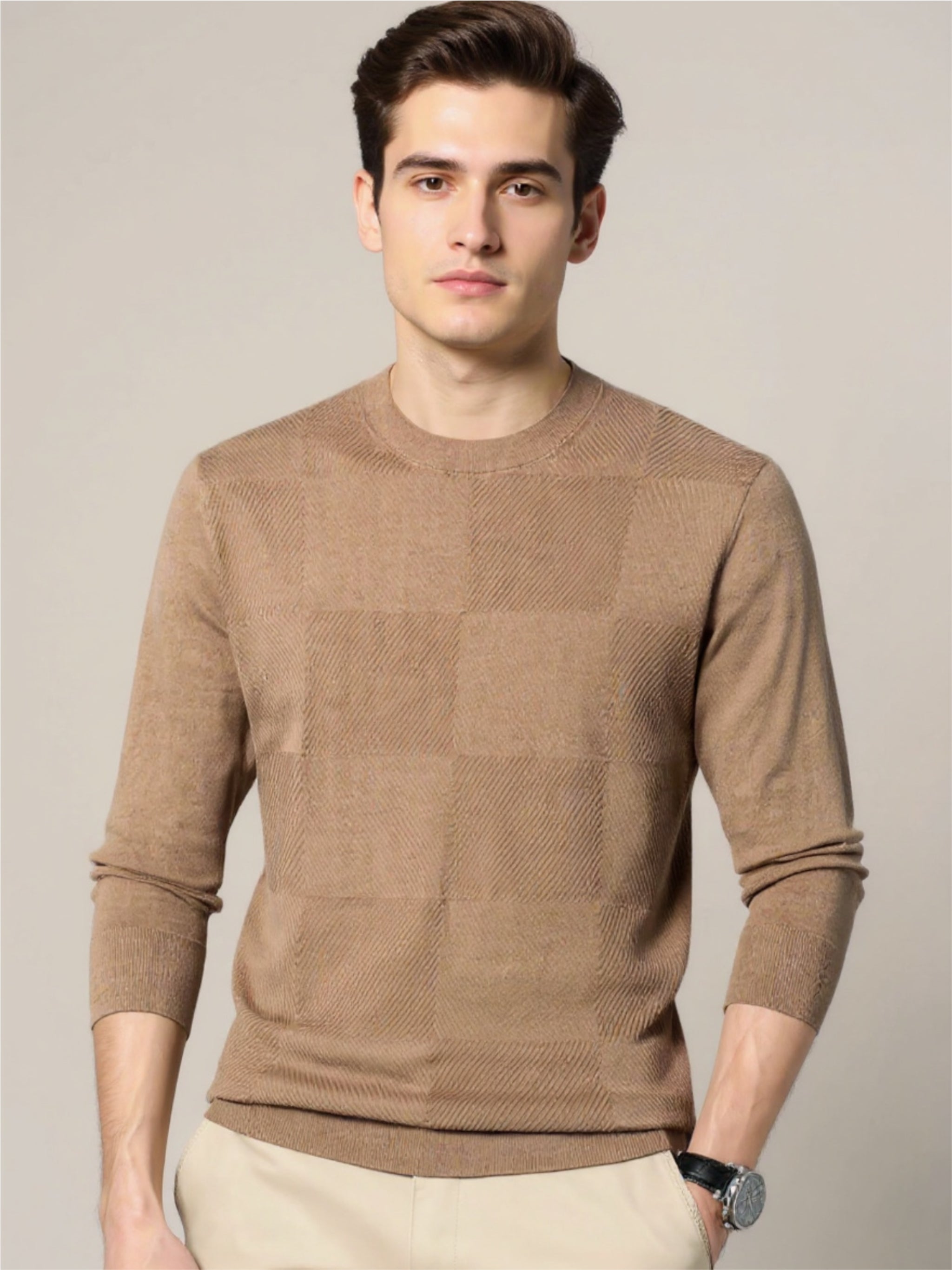 Round Neck Long Sleeve Sweater