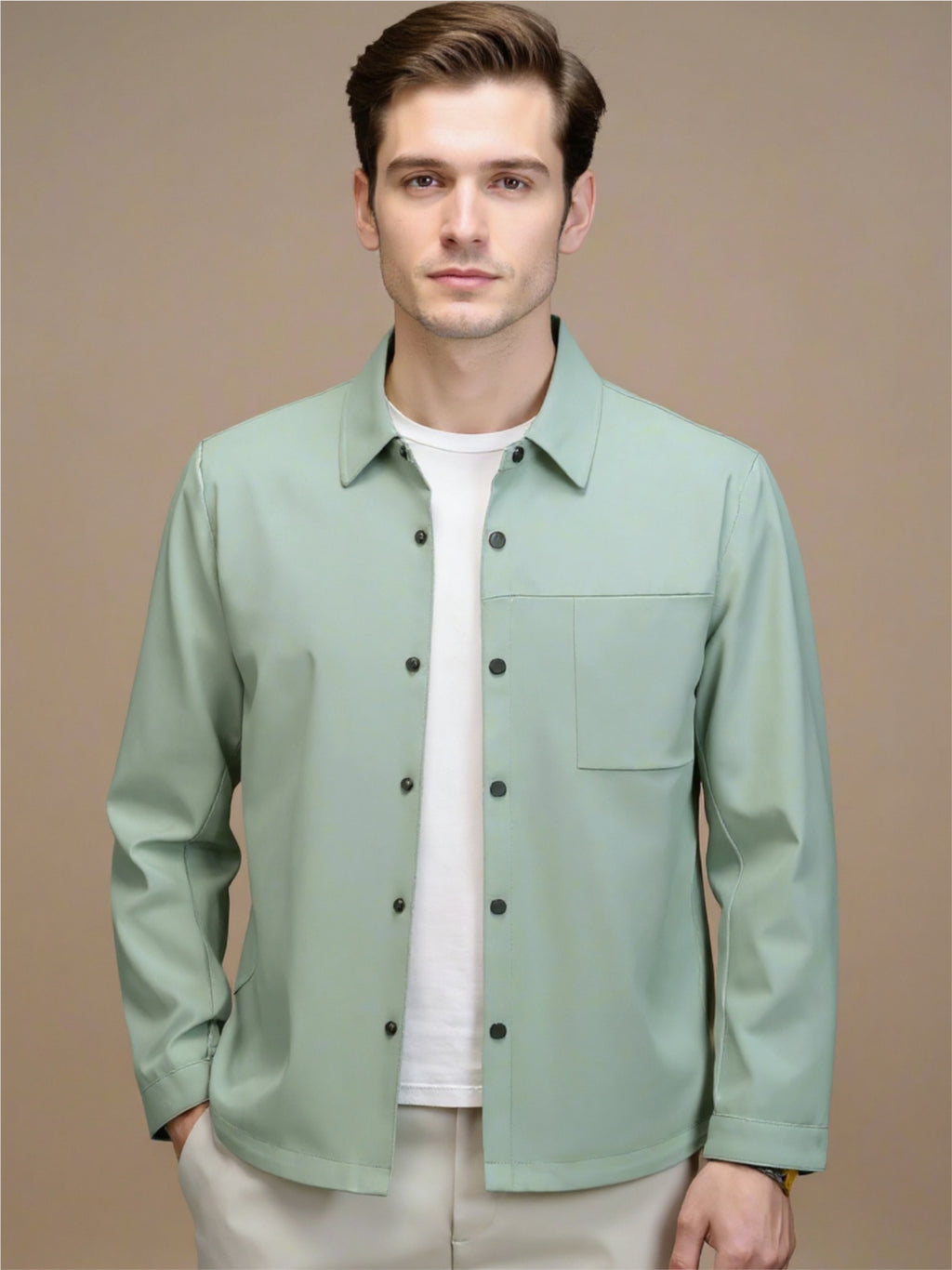 Button Up Long Sleeve Jacket