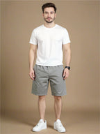 Casual Elastic Waist Shorts