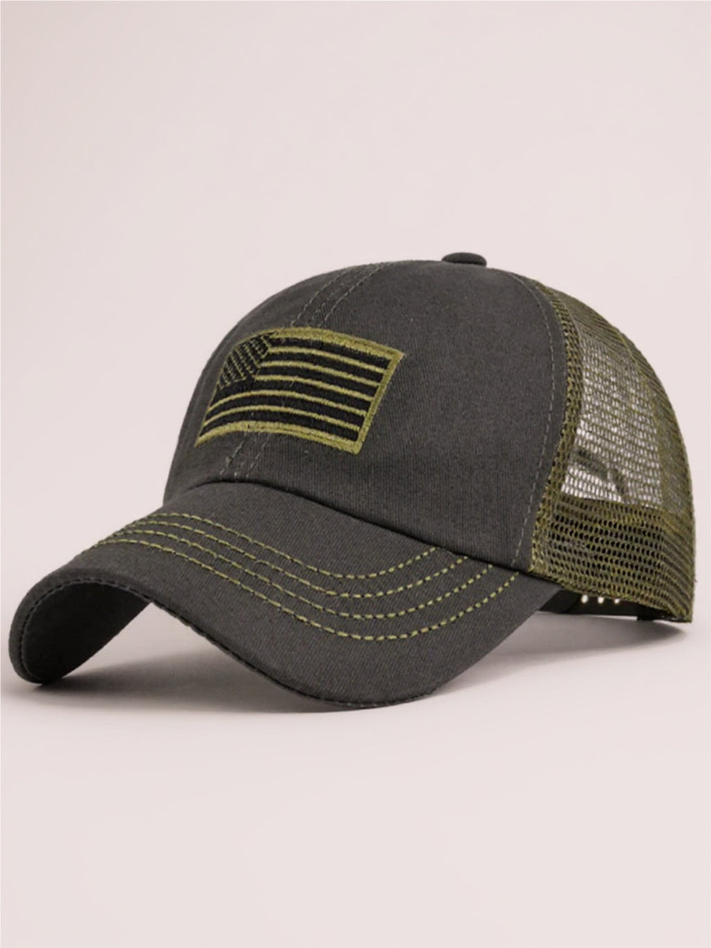 Embroidered American Flag Baseball Cap