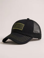 Embroidered American Flag Baseball Cap