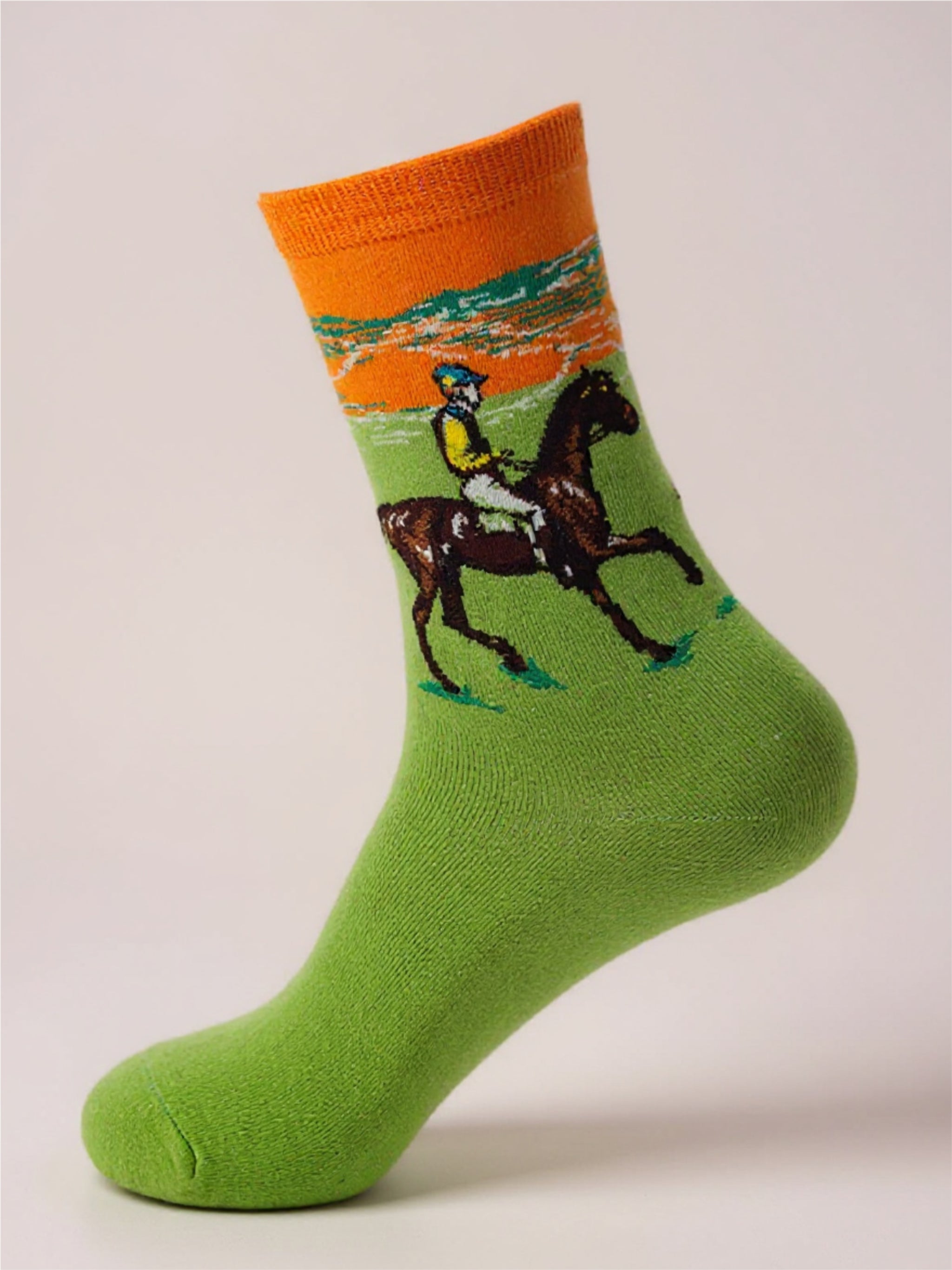 Print Knit Socks - 1 Pair