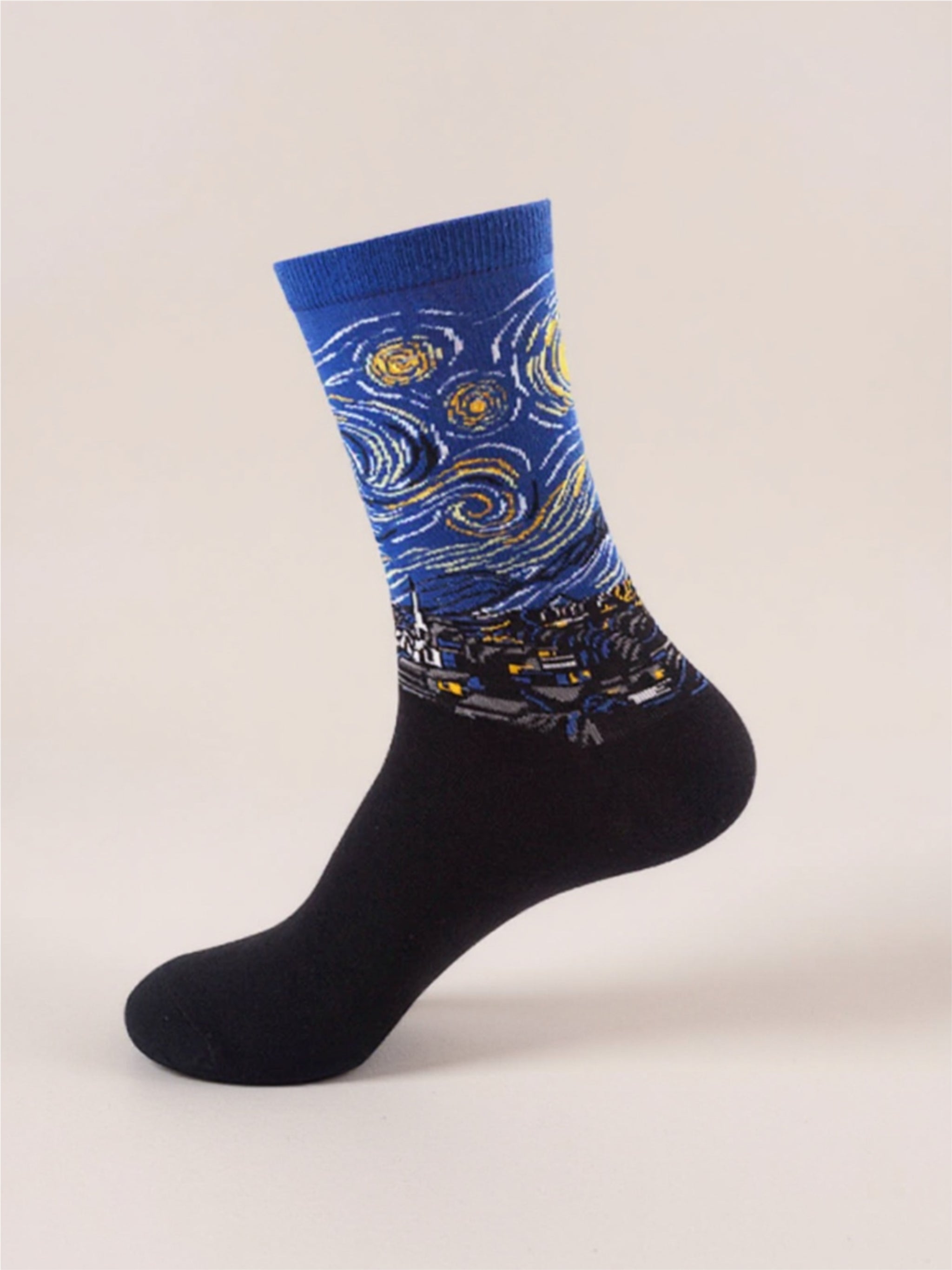 Print Knit Socks - 1 Pair