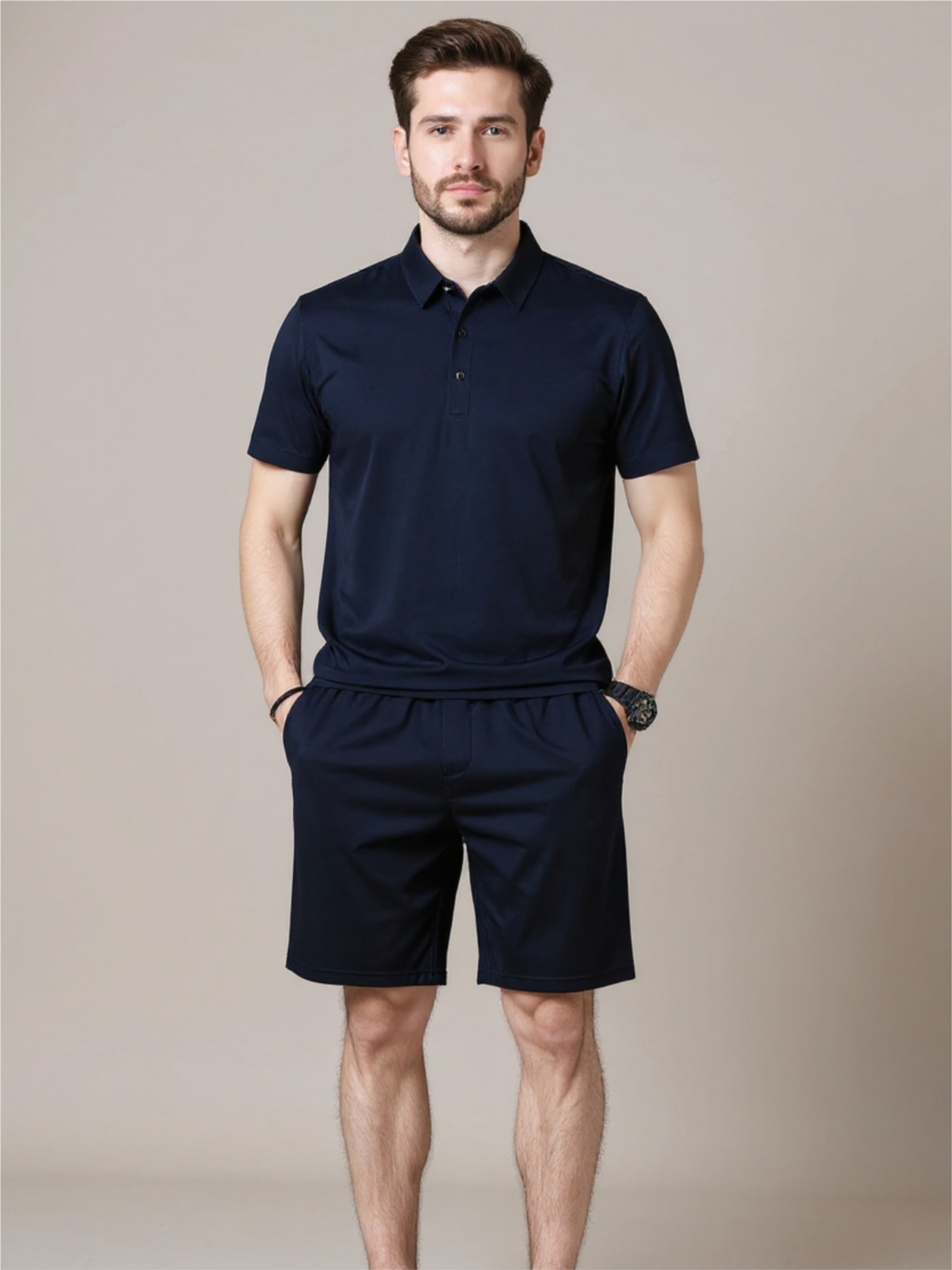 Short Sleeve Polo & Short Set