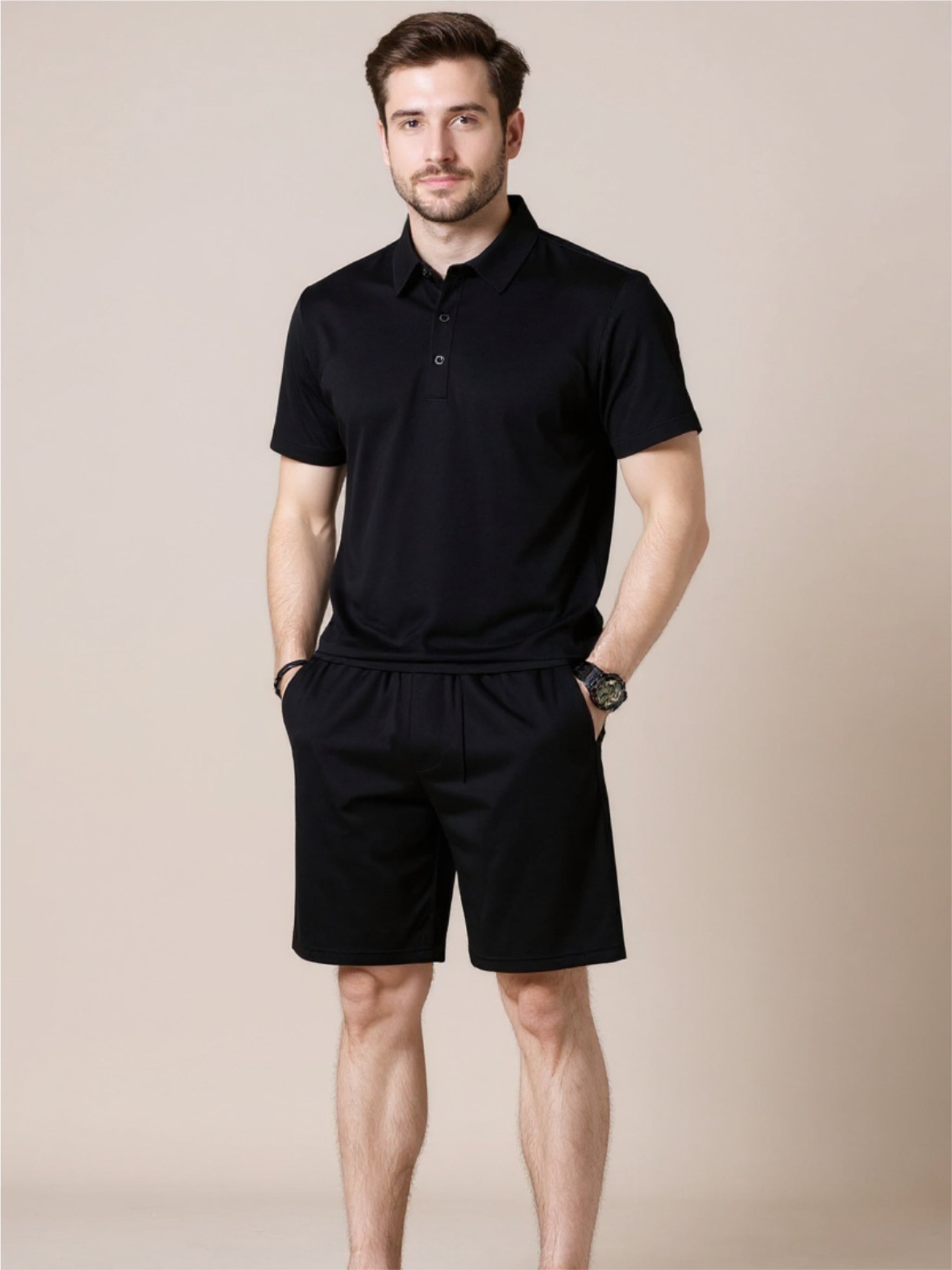 Short Sleeve Polo & Short Set