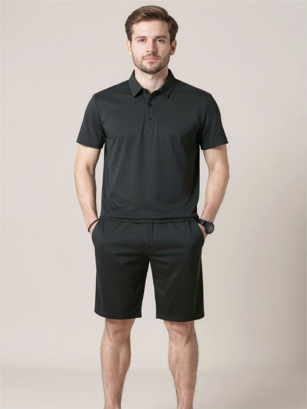 Short Sleeve Polo & Short Set