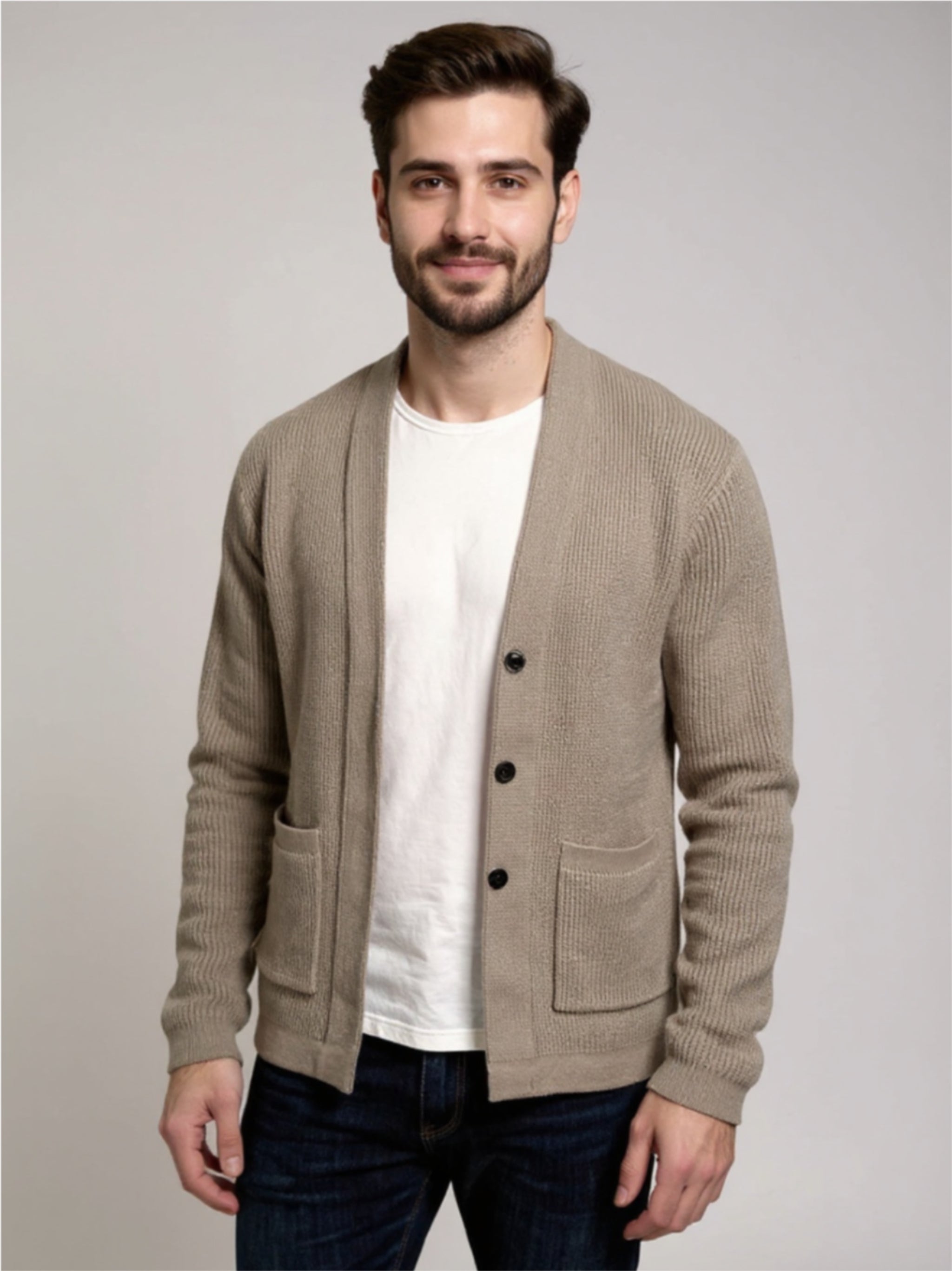 Button Up Knit Cardigan