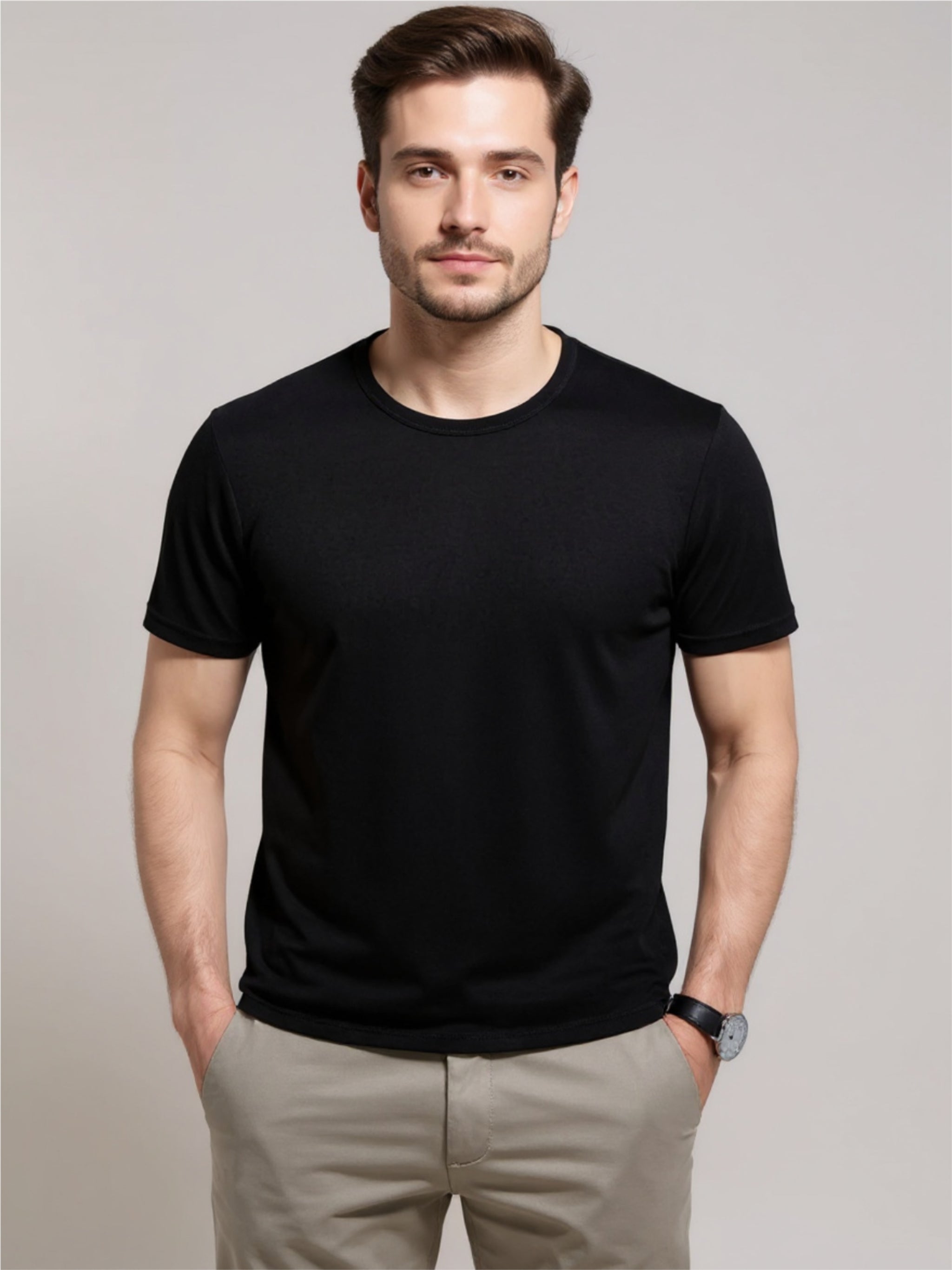 Round Neck Short Sleeve T-Shirt