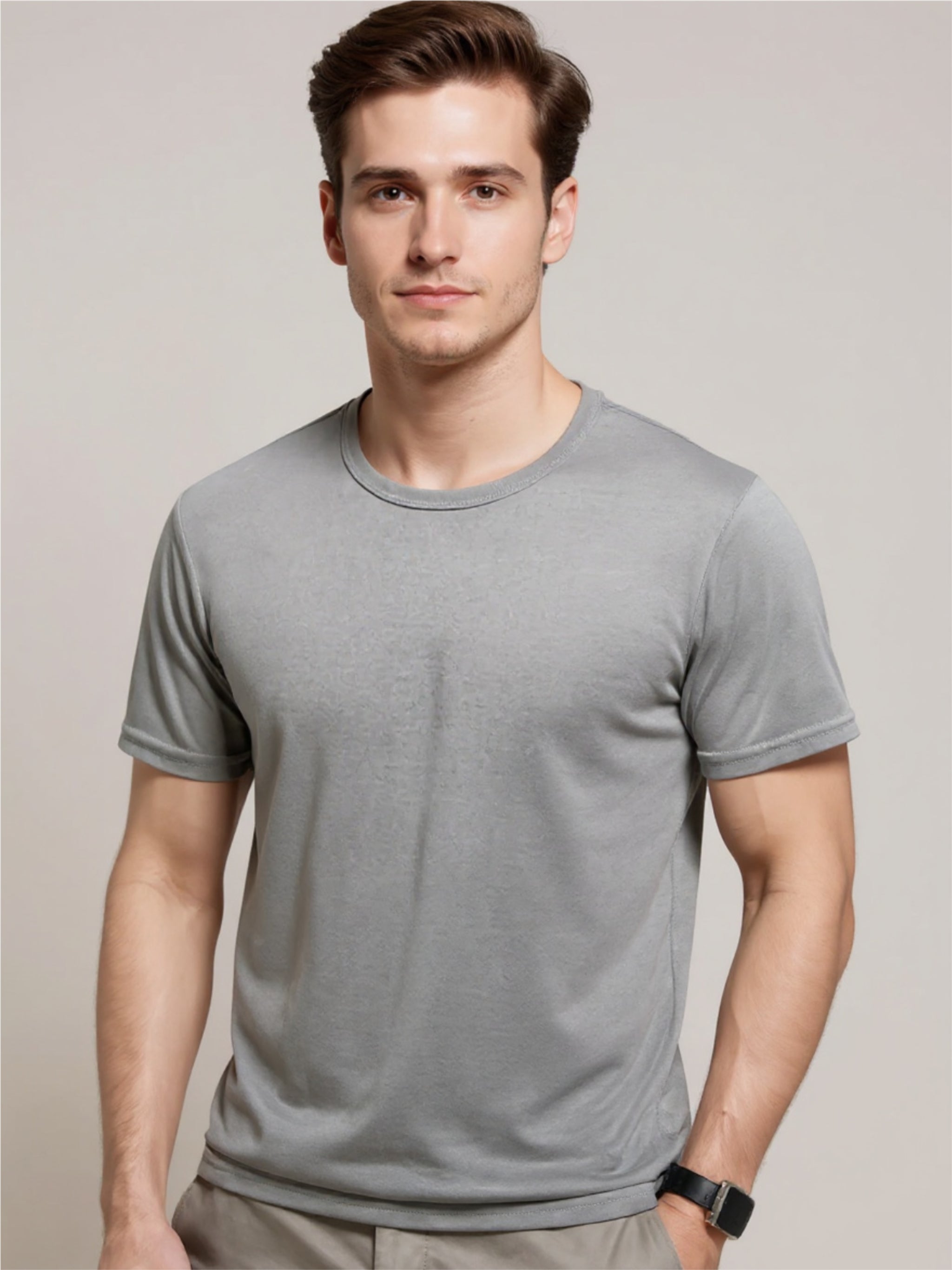 Round Neck Short Sleeve T-Shirt