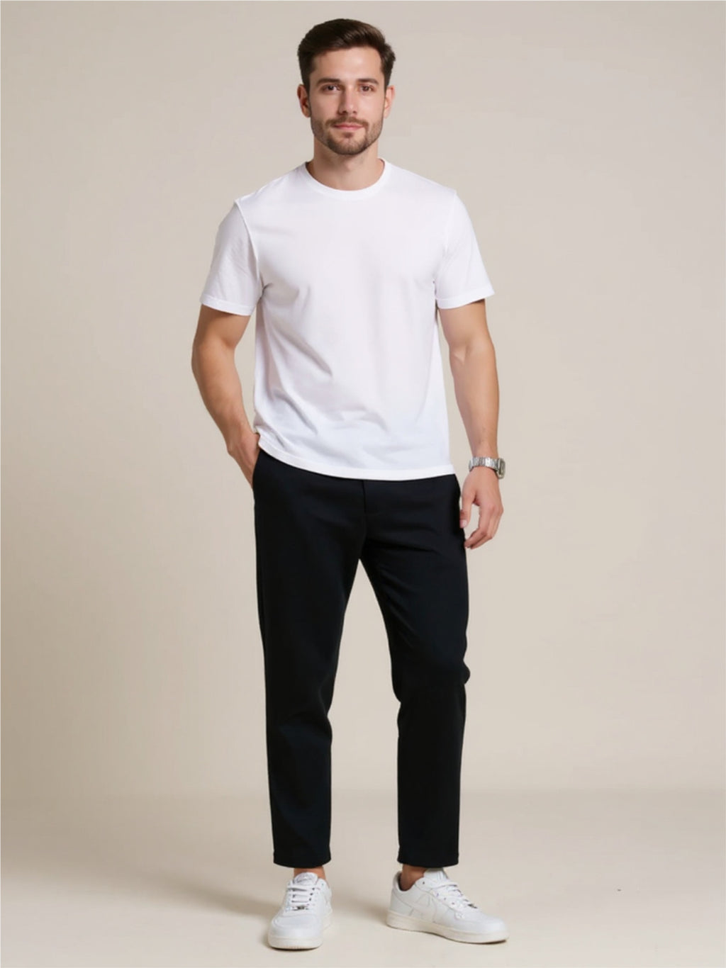 Relaxed Fit Casual Pants